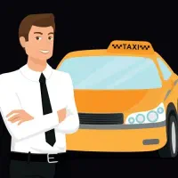 راننده با خودرو جهت حمل و نقل سازمانی