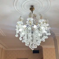 دو عدد لوستر بزرگ و کوچیک ست همدیگه|لوستر و چراغ آویز|تهران, تهرانسر شرقی|دیوار