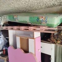 تخت کودک و تشک|تخت و صندلی بچه|آستانه اشرفیه, |دیوار