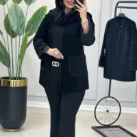 مانتو کتی مخمل شنل
