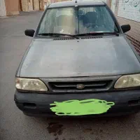 ماشین پراید صبا  سبز زیتونی