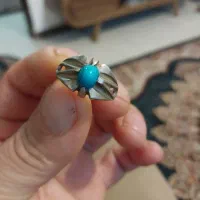 انگشتر نقره فیروزه اصل نیشابور