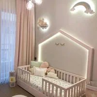 تخت تمام چوب تخت کلبه ،نوزاد ، نوجوان|تخت و سرویس خواب|مشهد, خین عرب|دیوار