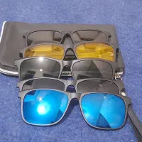 عینک کائوچو با ۵تا کاور رنگی