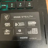 msi gs66stealth|رایانه همراه|زاهدان, |دیوار