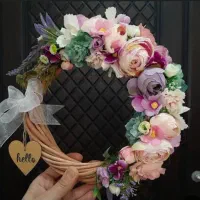 حلقه ی گل|گل مصنوعی|مشگین شهر, |دیوار