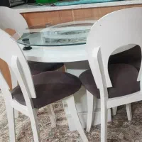 میز ناهارخوری چهار نفر شیک و تمام چوب