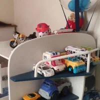 تخت دو منظوره وکمدطرح ملبانی درحد نو مناسب سیسمونی|تخت و سرویس خواب|تهران, نیروی دریایی|دیوار
