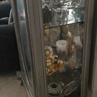 بوفه طرح ایتالیایی نقره ای|بوفه، ویترین، کنسول|تهران, جنتآباد جنوبی|دیوار
