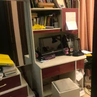 سرویس تخت نوجوان ،میز تحریر و میز آرایش آئینه دار|تخت و سرویس خواب|تهران, دروس|دیوار