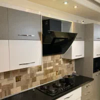 کابینت تمامMDFدرجه یک،روکش کتان در حدنو