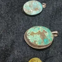 آویز فیروزه نیشابور و انگشتر وزن بالا (خاص )