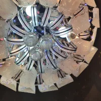 لوستر سقفی کریستال(دو عدد)|لوستر و چراغ آویز|اندیشه, اندیشه فاز ۳|دیوار