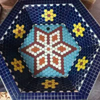 حوض ۶ ضلعی زیبا