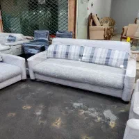 مبل راحتی تخت خواب شو هشت نفره مناسب جهیزیه|مبلمان خانگی و میز عسلی|کرج, شیخ آباد|دیوار