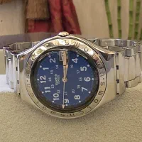 ساعت سواچ کوارتز ایرونی صفحه کاربنی