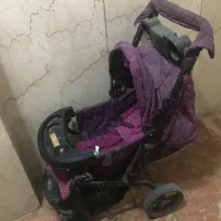 کالسکه دلیجان کودک بنفش رنگ