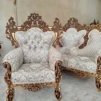 مبل سلطنتی به همراه جلو مبلی