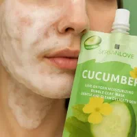 ماسک حبابی خاک رس میوه ای مرطوب کننده و خنک کننده|آرایشی، بهداشتی، درمانی|قم, چهار مردان|دیوار