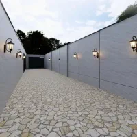 زمین ویلایی مسکونی/اب برق گاز/مجوز ساخت