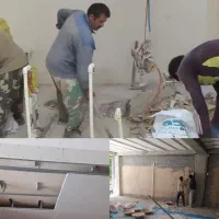 کنافکاری گچ کاری تخریب بنایی تعمیرات بازسازی