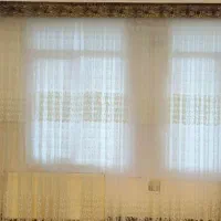 پرده توری با دو شال کناری