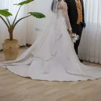 لباس عروس اروپایی دانتل فرانسه