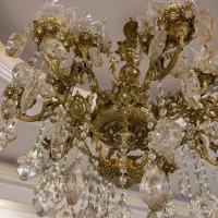 لوستر ۱۶شاخه برنج|لوستر و چراغ آویز|تهران, خزانه|دیوار