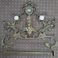 آویز حوله دست و صورت مهمان برنز