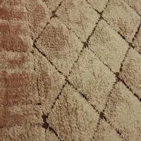۲ تخته فرش ۶ متری صورتی پرز بلند