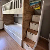 تخت خواب دوطبقه اکو  و طرح دار|تخت و سرویس خواب|کرمانشاه, |دیوار