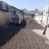 تراشه آسفالت پخش کوبیدن مخلوط خاک همه جا