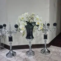 شمعدان و گلدان