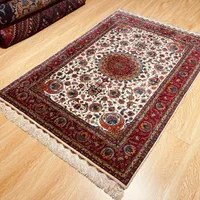 فرش ذرع نیم تمام ابریشم قم تار و‌ پود|فرش|تهران, سلسبیل جنوبی|دیوار