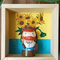 کاراکتر چوبی مینیمال/دستساز