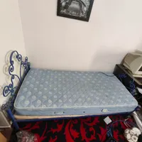 تخت فرفوژه آبی سالم|تخت و سرویس خواب|کرج, منظریه|دیوار