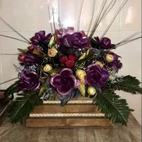 گل های شیک مناسب هدیه دادن|گل مصنوعی|اراک, |دیوار