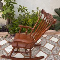 صندلی ریلکسی چوبی نو نو