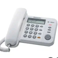 یک عدد گوشی رومیزی KX- TS 580MX بسیار تمیز در حد|تلفن رومیزی|خوی, |دیوار