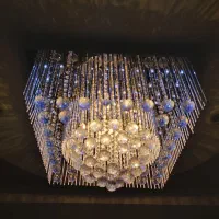 یک عدد لوستر کریستالی|لوستر و چراغ آویز|زنجان, |دیوار