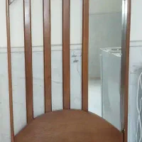 کمد آویز لباس چوبی آینه دار