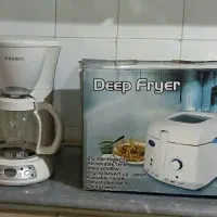 سرخ کن قهوه جوش و یک عدد بخارپز استفاده نشده نو