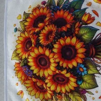 کیسه سبزی و میوه و حوله ی نمگیر آشپزخانه