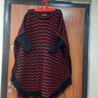 پانچ بافت فری سایز پانچو در حد نو فیری سایز