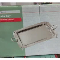 سینی استیل پایه دار