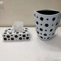 سطل زباله و جا دستمال کاغذی|لوازم نظافت|شاهین‌شهر, مسکن مهر|دیوار