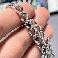 دستبند نقره زنانه بدون نگین