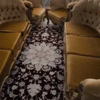 مبلمان ۸ نفره، ویترین پارتیشن، کتیبه پرده|مبلمان خانگی و میز عسلی|اصفهان, جنیران (لادان)|دیوار