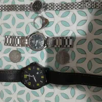 ساعت مچی مردانه،زنانه،انگشترنقره مردانه،سکه قدیمی