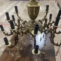 لوستر برنزی|لوستر و چراغ آویز|ماهدشت, |دیوار